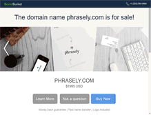 Tablet Screenshot of phrasely.com